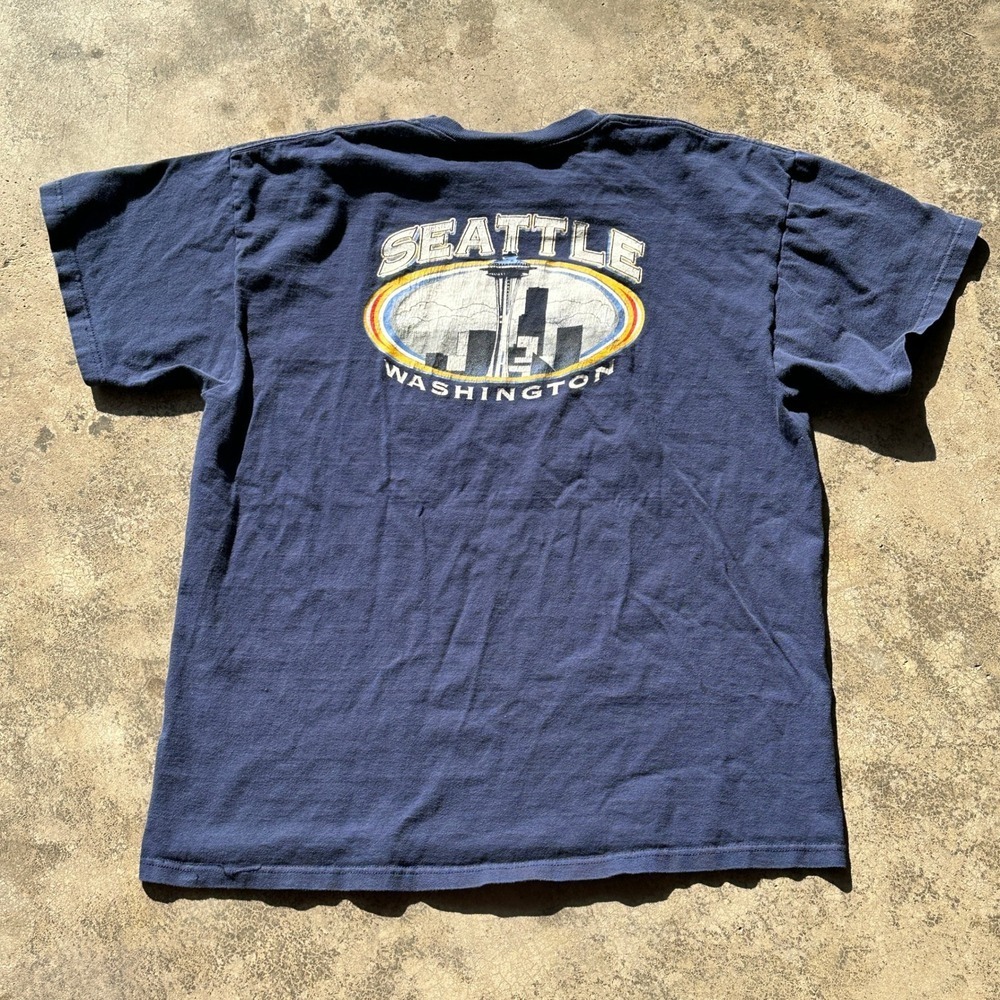 Vintage Southwest Airlines Seattle Washington T Shirt Mens XL
